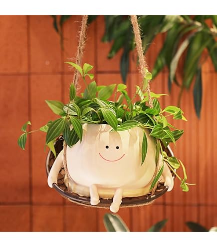 Amazon.co.jp: UMESONG スマイリーフェイス プランターポット かわいい